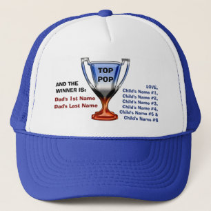 Top Pop Trophy Head Topper (Personalised) Trucker Hat