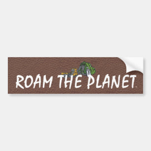 TOP Roam the Planet Bumper Sticker