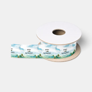 TOP Roam the Planet Satin Ribbon
