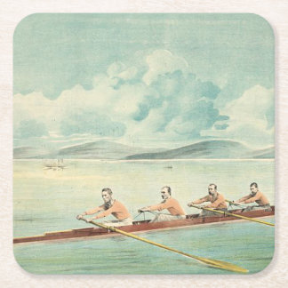 TOP Rower Square Paper Coaster