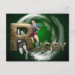 TOP Rugby Postcard
