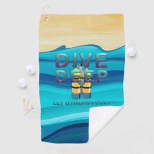 TOP Scuba Diving Golf Towel
