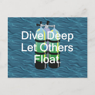TOP Scuba Diving Postcard