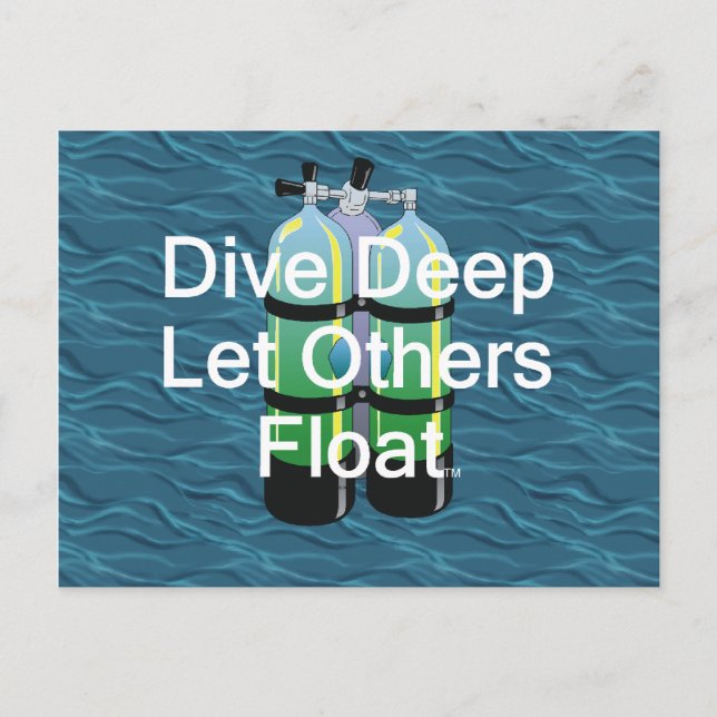 TOP Scuba Diving Postcard (Front)