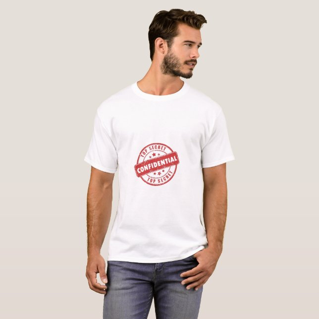 Top Secret Confidential T-Shirt (Front Full)
