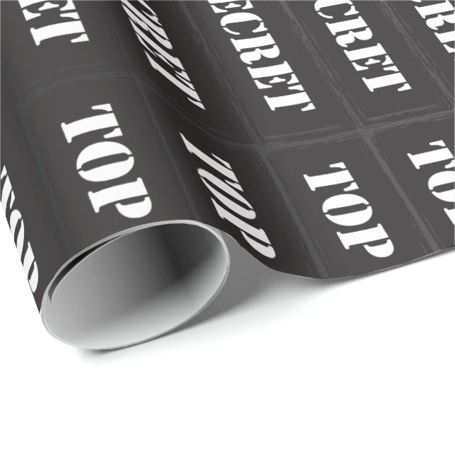 Top Secret Fun Prints All Occasions Wrapping Paper (Roll Corner)