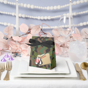 Top Secret GI Camouflage Party Favour Boxes