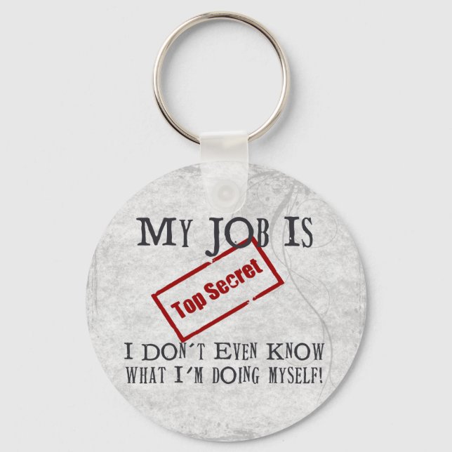 Top Secret! Key Ring (Front)
