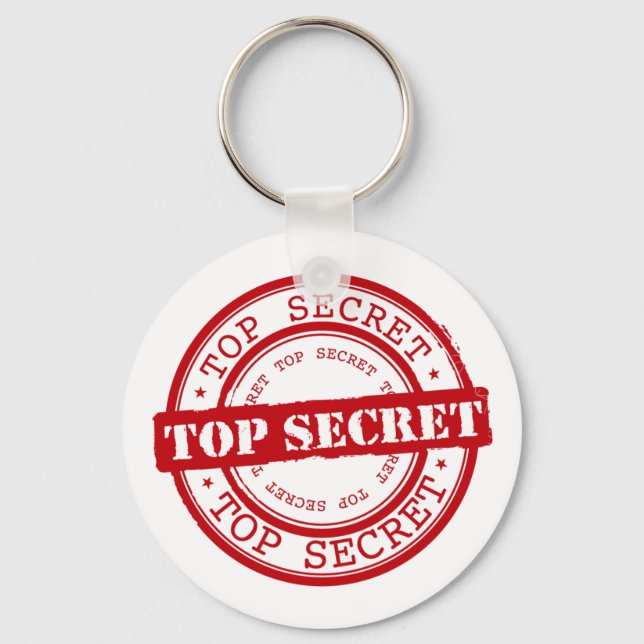 Top Secret Key Ring (Front)