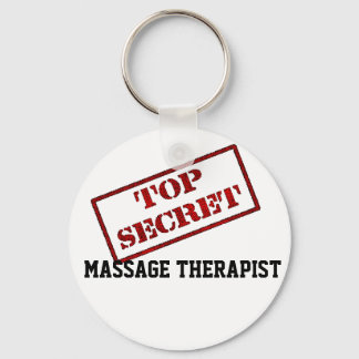TOP SECRET MASSAGE THERAPIST KEY RING