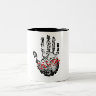 Top Secret Mug. Two-Tone Coffee Mug