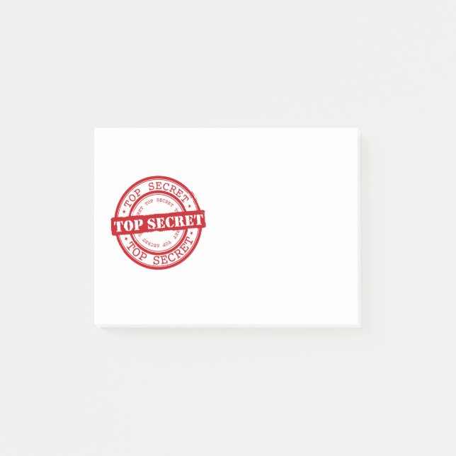 Top Secret Post-it Notes (Front)