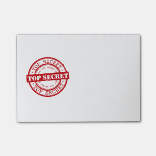 Top Secret Post-it Notes