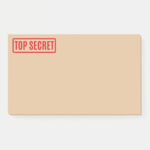 Top Secret Post-it Notes