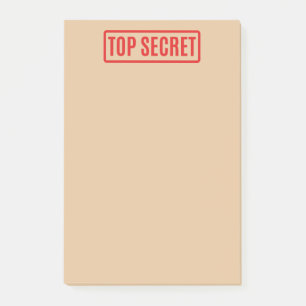 Top Secret Post-it Notes