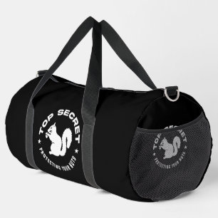 Top Secret Squirrel - Protecting Your Nuts Duffle Bag
