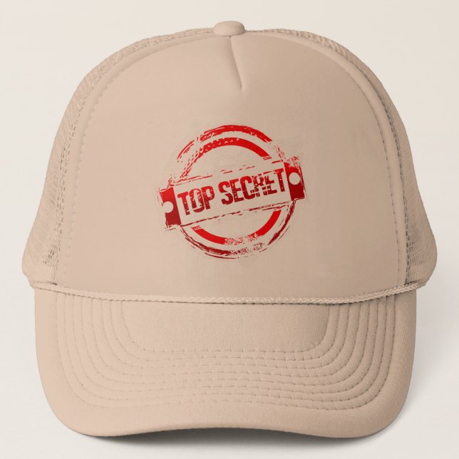 Top Secret Trucker Hat (Front)