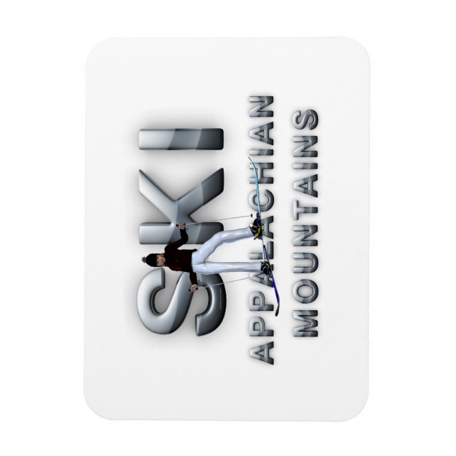 TOP Ski Appalachian Magnet (Vertical)