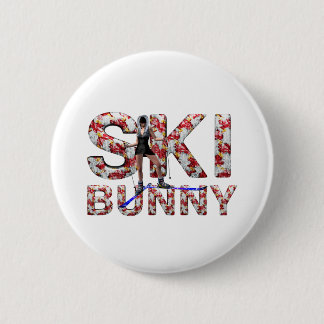 TOP Ski Bunny 6 Cm Round Badge