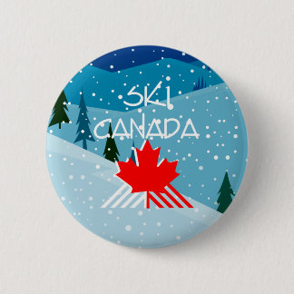 TOP Ski Canada 6 Cm Round Badge