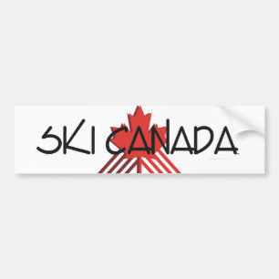 TOP Ski Canada Bumper Sticker