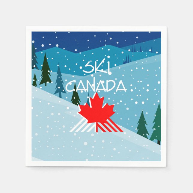 TOP Ski Canada Napkin (Front)