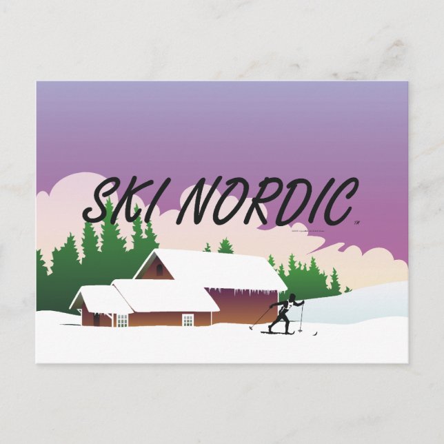 TOP Ski Nordic Postcard (Front)