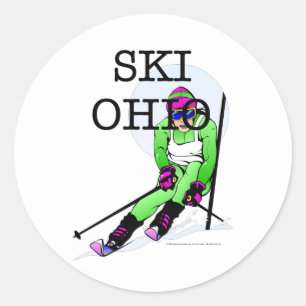 TOP Ski Ohio Classic Round Sticker