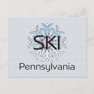 TOP Ski Pennsylvania Postcard