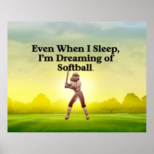 TOP Softball Dreams Poster