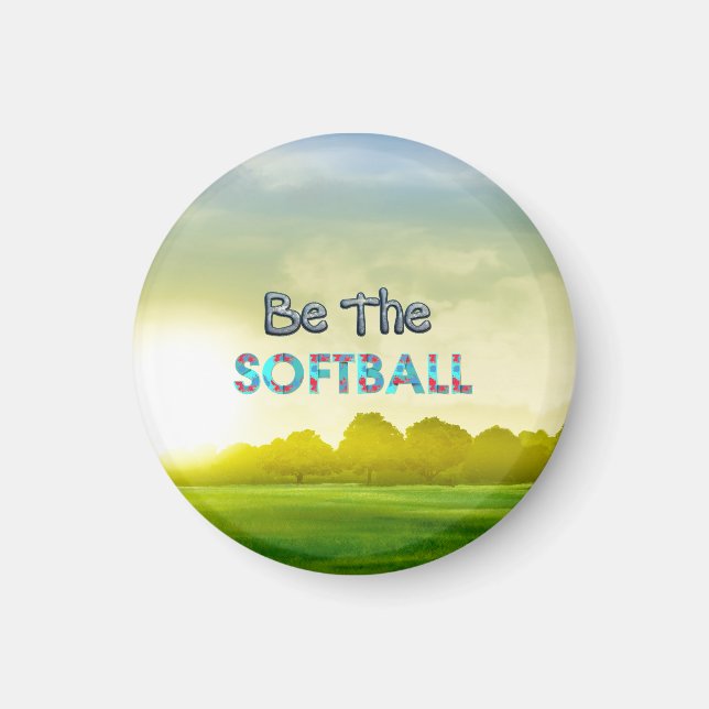TOP Softball Slogan Magnet (Front)