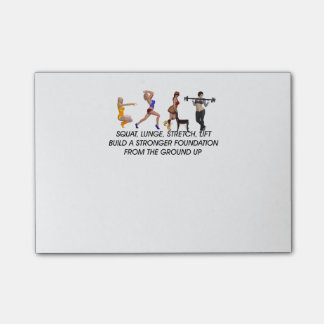 TOP Squat Slogan Post-it Notes