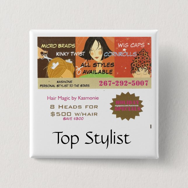 Top Stylist button (Front)