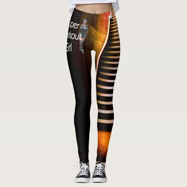 TOP Super Workout Girl Leggings (Front)