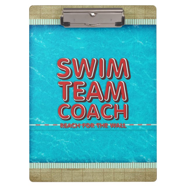 TOP Swim Coach Clipboard (Front)