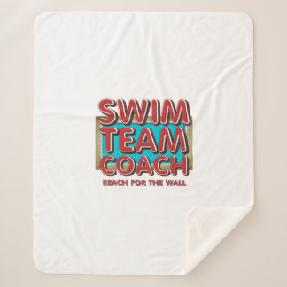 TOP Swim Team Coach Sherpa Blanket