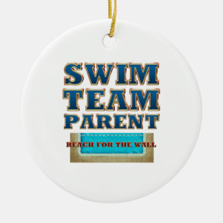TOP Swim Team Parent Ceramic Tree Decoration
