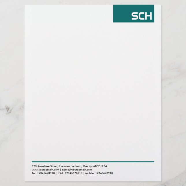 Top Tag - Moss Green Letterhead (Front)