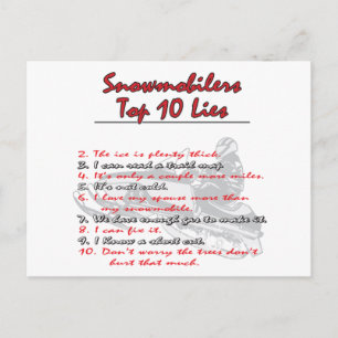 top-ten-on-Black-png Postcard