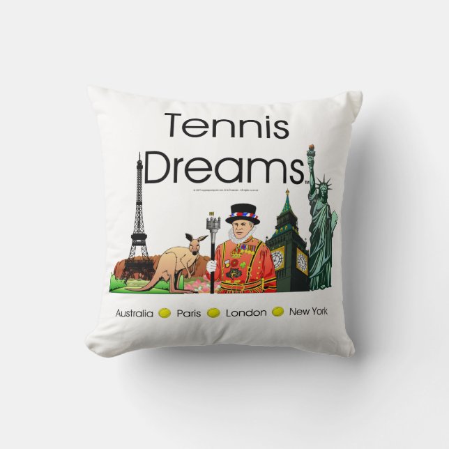 TOP Tennis Dreams Cushion (Front)