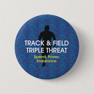 TOP Track Triple Threat 6 Cm Round Badge