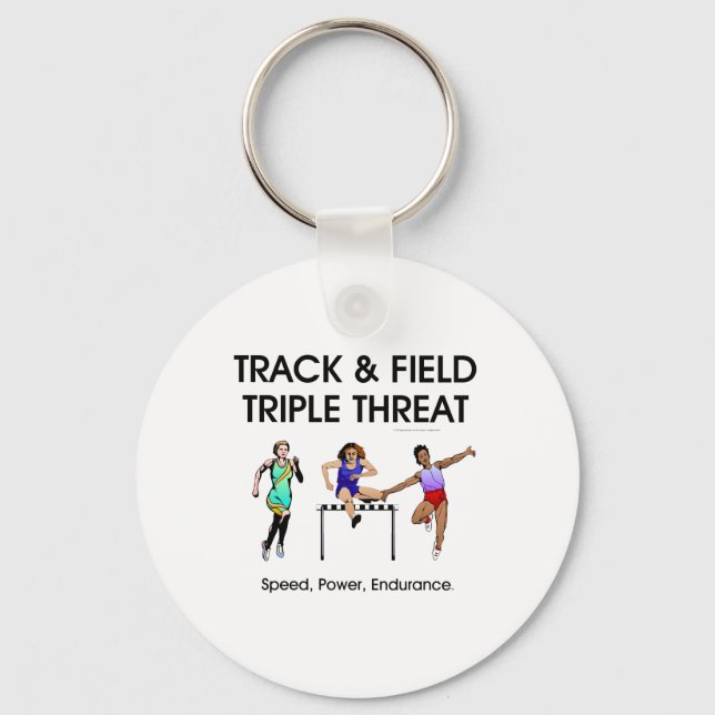 TOP Track Triple Threat Key Ring (Front)