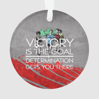 TOP Track Victory Slogan Ornament