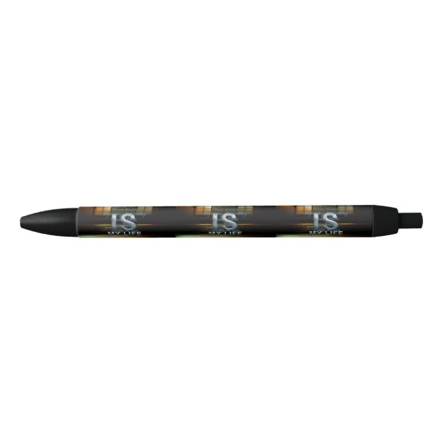 TOP Training is My Life Black Ink Pen (Front)