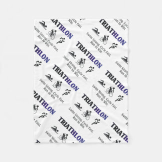 TOP Triathlon Fleece Blanket