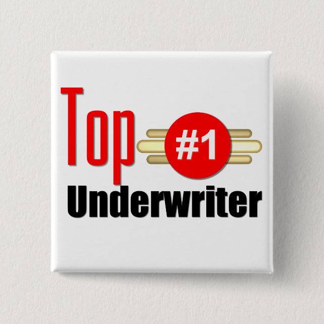 Top Underwriter 15 Cm Square Badge (Front)