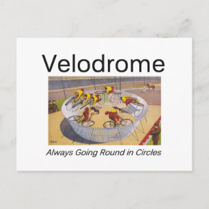 TOP Velodrome Circles Postcard