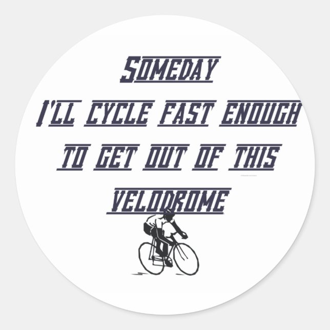 TOP Velodrome Classic Round Sticker (Front)