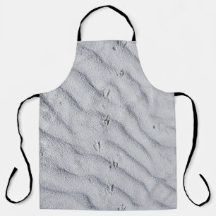 Top view of sand dunes apron