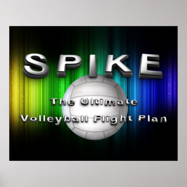 TOP Volleyball Flight Plan Poster (Front)